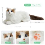 Metacat Smart Robot Cat Interactive Companion Pet Robotic Pet(Bicolor B&W ) - Image 3