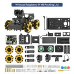 Hiwonder TurboPi Raspberry Pi Omnidirectional Mecanum Wheels Robot Car Kit with Camera Open Source Python for Beginners (Standard Kit without Raspberry Pi 4B) - Image 10